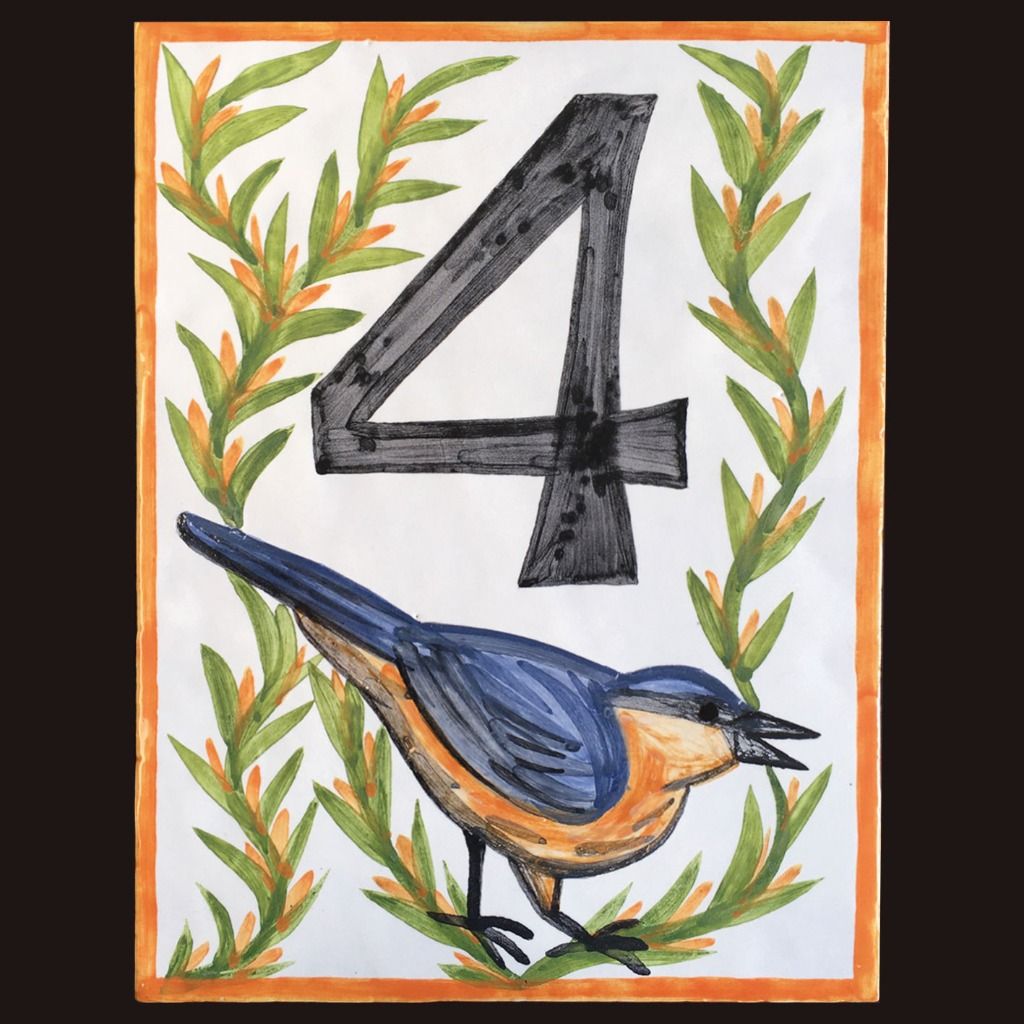 Plaque numéro de rue 15 cm X 20 cm 92 €
