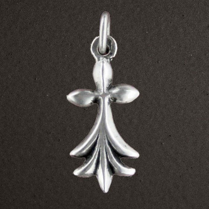 Pendentif argent massif 925/1000 réf. 07804. Bijoux Toulhoat. Hermine petite.