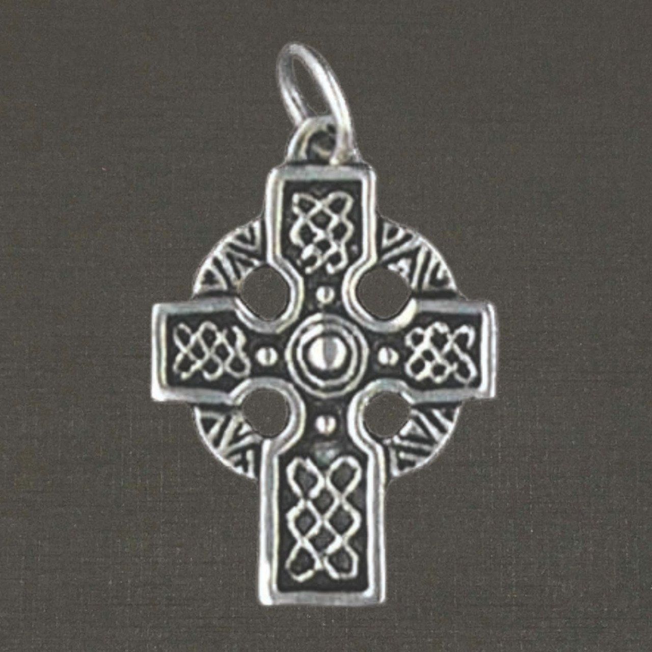 Croix celte argent massif 925/1000 réf. 01223 (bijoux Toulhoat).