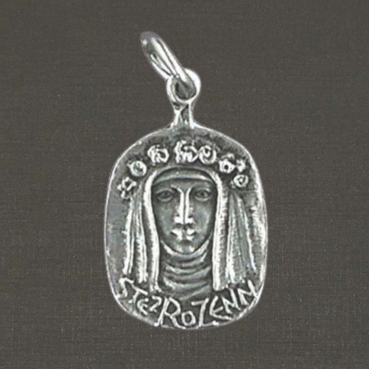Médaille argent massif 925/1000 réf. 03340 Sainte Rozen, bijoux Pierre Toulhoat.