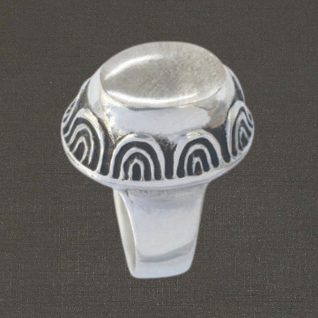 Bague ouverte réglable argent massif 925/1000 réf.08120cdr, cristal de roche, bijoux Toulhoat.