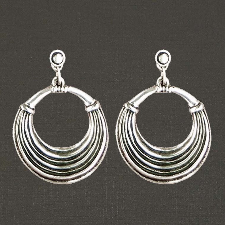 Pendants d'oreilles argent massif 925/1000 réf. 11026, romaine (bijoux Toulhoat).