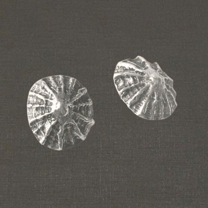 Clips boutons pour oreilles argent massif 925/1000 réf. 12981 petits birinics, bijoux Toulhoat.